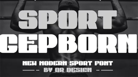 دانلود فونت اسپرت انگلیسی Sport Gepborn