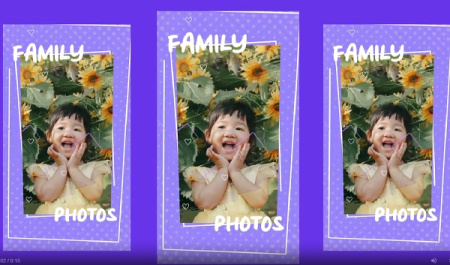 پروژه پریمیر اسلایدشو خانوادگی Family Vertical Slideshow