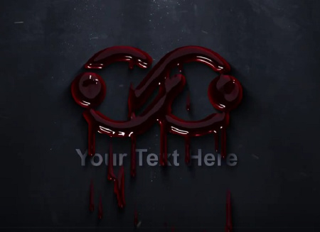 پروژه آماده افتر افکت لوگوی ترسناک Horror Logo