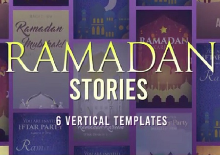 پروژه افتر افکت 6 استوری ماه رمضان Ramadan Stories